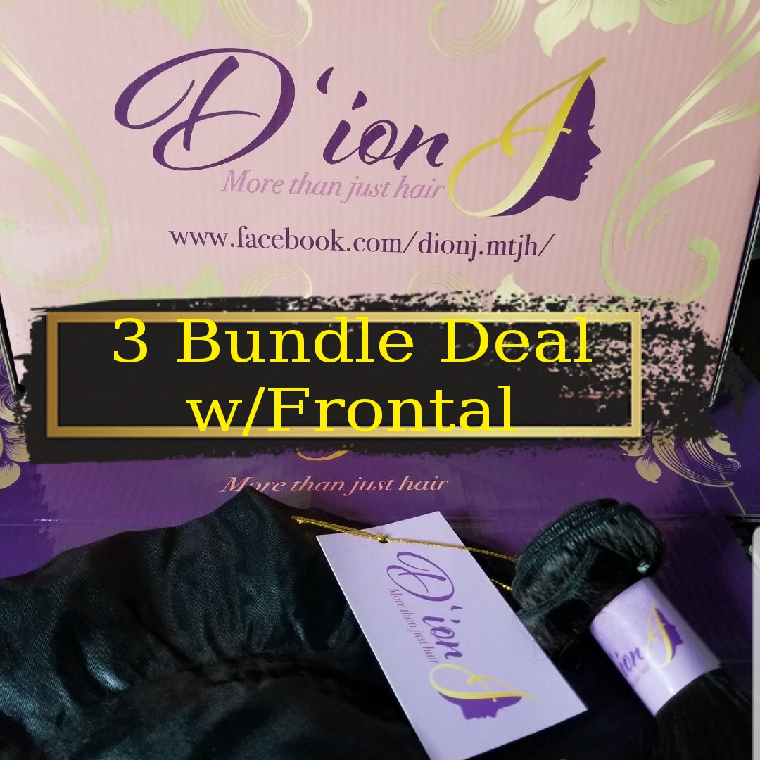 3 Bundles + 13x4 Frontal